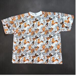 VTG Y2K Give Me Face T-Shirt Mens All Over Print Rap Legends Tupac Biggie Sz 4XL